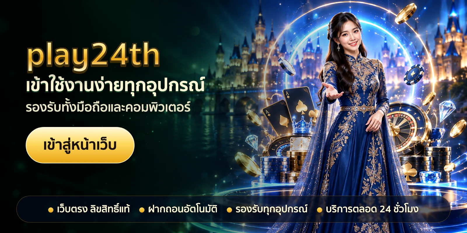 ภาพหัวเรื่องของ play24th ชุดที่ 2 — เข้าใช้งานง่ายทุกอุปกรณ์